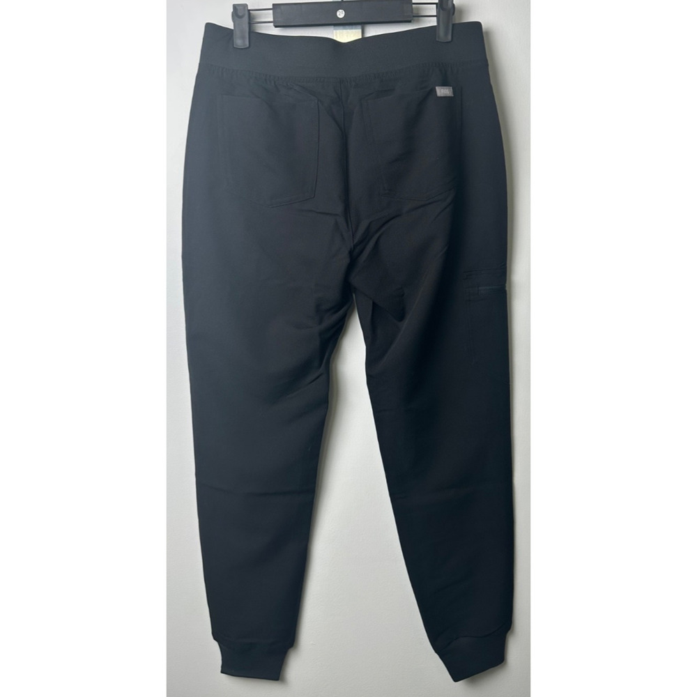 NEW FIGS Zamora Joggers Womens S x 28" Black Scrub Pants 1000208 Medical D53 - Picture 3 of 6